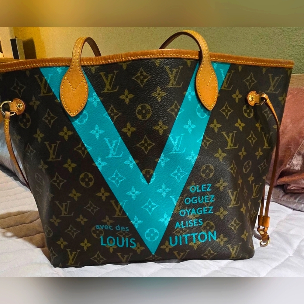 🩵 Louis Vuitton LV Monogram Neverfull MM